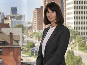 Theresa Marentette, CEO of the Windsor-Essex County Health Unit, is shown in her Ouellette Avenue office on Friday, Sept. 20, 2019.