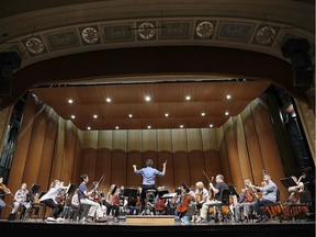 The Windsor Symphony Orchestra is shown during a rehearsal on Thursday, September 19, 2019, at the Capitol Theatre in Windsor.