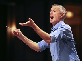 The Windsor Symphony Orchestra's music director Robert Franz is shown during a rehearsal on Thursday, September 19, 2019, at the Capitol Theatre in Windsor.