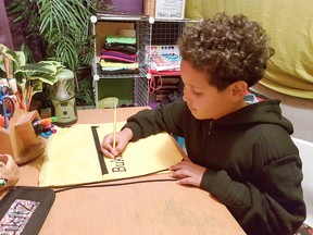 Nine-year-old St. Thomas d'Aquin student Josiah Basso has started up his own clothing line, Bukitz.Carl Hnatyshyn/Sarnia This Week