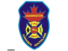 The Leamington Fire Department logo.