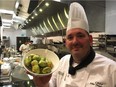St. Clair College chef and culinary instructor Michael Jimmerfield shows off pawpaw fruit Wednesday Oct. 30 at St. Clair College.