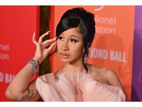 US rapper Cardi B arrives for Rihanna's 5th Annual Diamond Ball Benefitting The Clara Lionel Foundation at Cipriani Wall Street on September 12, 2019 in New York City.