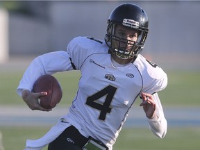 Quarterback Colton Allen, pictured, and Daniel Mailloux posted record numbers for the club during the OFC season.