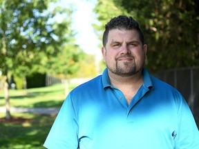 South Kent Coun. Anthony Ceccacci, seen here in Kingston Park in Chatham, recently submitted a notice of motion to council with the goal of planting one million trees in the municipality over four years.
