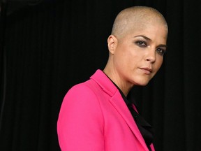 Actor Selma Blair poses backstage during the TIME 100 Health Summit at Pier 17 on Oct. 17, 2019 in New York City. (Craig Barritt/Getty Images for TIME 100 Health Summit )