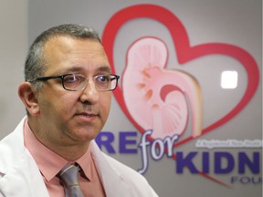 Windsor kidney specialist Dr. Albert Kadri, seen in this 2018 file photo, is accused of disgraceful, dishonourable or unprofessional conduct in a notice of hearing by the College of Physicians and Surgeons of Ontario's discipline committee, which has the power to revoke his medical licence.