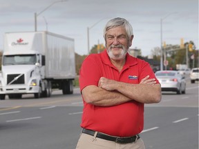 Lakeshore Mayor Tom Bain is shown on Patillo Road near County Road 22 on Thursday, October 24, 2019. The municipality has a $13- million plan improve and expand the road to four lanes plus turning lanes.