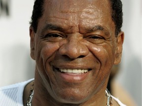 Actor John Witherspoon poses at the premiere of his comedy film "Little Man" in Los Angeles, July 7, 2006.