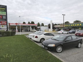 Mystery. A plaza in the 400 block of Sandwich Street South in Amherstburg where some motorists have been experiencing electronic interference is shown on Friday, Oct. 4, 2019.