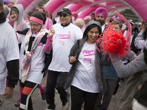 The CIBC Run for the Cure gets underway at the Riverfront Festival Plaza, Sunday, Oct. 6, 2019.