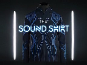 The Sound Shirt, made by London-based CuteCircuit.