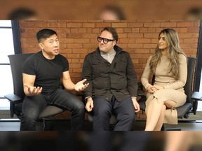 It's time for the 2019 Windsor International Film Festival! From left to right: Windsor Star reporter Dalson Chen, WIFF executive director Vincent Georgie, and Windsor Star marketing manager Dalia Mazhar.