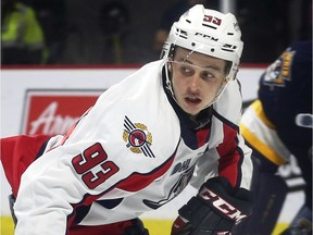 Windsor Spitfires' forward Jean-Luc Foudy, pictured, and teammate Will Cuylle are both rated as potential first-round picks in the 2020 NHL Draft.