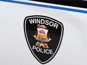 Windsor Police Service insignia on a cruiser in September 2019.