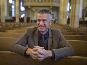 Windsor Symphony Orchestra director, Robert Franz, is pictured among the pews at Assumption Catholic Church, Wednesday, October 16, 2019. The symphony announced its first performance at the church since 2012.