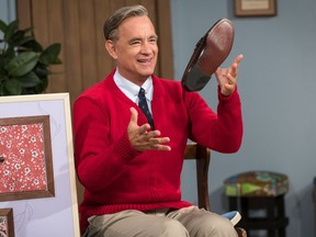 King Tom Hanks as Mister Rogers A Beautiful Day in the Neighbourhood.
