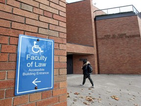 Ron W. Ianni Faculty of Law building at University of Windsor in November 2019.