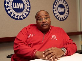 United Auto Workers (UAW) acting president Rory Gamble speaks to Reuters from his office in Southfield, Michigan, U.S. November 6, 2019.