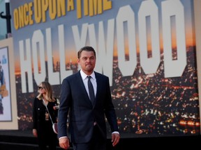 U.S. actor Leonardo DiCaprio is shown attending the premiere of "Once Upon a Time In Hollywood" in Los Angeles, Calif., July 22, 2019.