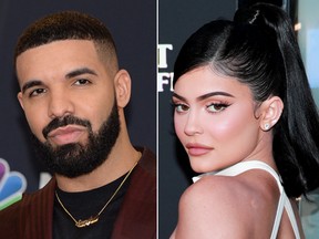 Drake and Kylie Jenner. (Getty Images)