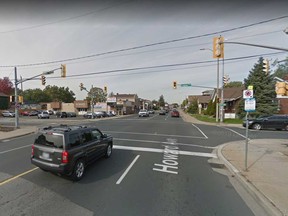 Howard Avenue at Logan Avenue in Windsor is shown in this October 2018 Google Maps image.