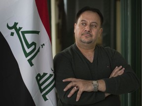 Khassan Saka, executive director of the Iraqi Canadian Group Organization, is pictured outside his office, Tuesday, Nov. 19, 2019.