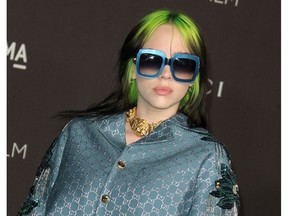 Billie Eilish at the LACMA Art + Film Gala on Nov. 2, 2019.