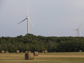 Wind turbines in Ontario. THE CANADIAN PRESS/Lars Hagberg