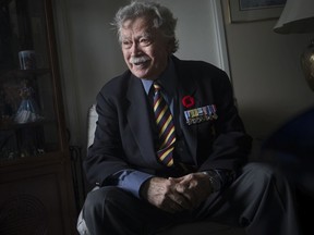 Korean War veteran, Vince Courtenay, 85, is pictured at his home in Windsor, Ont.,  Wednesday, Nov. 6, 2019.