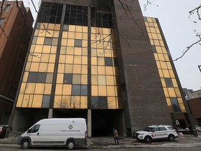 The exterior of the 21-storey Westcourt Place building at Goyeau Street and University Avenue East in downtown Windsor is shown on Nov. 14, 2019.