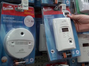 Carbon monoxide detectors, seen in this file photo, were in alarmingly short supply during a recent blitz of Windsor homes.