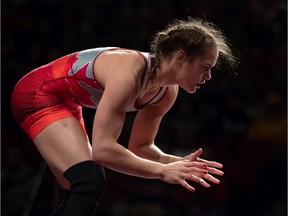 Former world champion Linda Moraia, of Tecumseh, was unable to secure a spot on Canada's Olympic wrestling team.