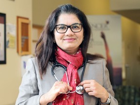 Hope against an awful disease. Dr. Swati Kulkarni, shown at the Windsor Cancer Clinic on Dec. 13, 2019, spoke earlier in the day at a Cancer Education Day event in Windsor.