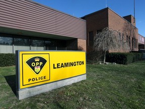 Exterior of the OPP detachment building in Leamington.
