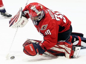 Windsor Spitfires' goalie Xavier Medina hopes to flash his video skills in the Memorial eCup.