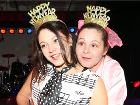 It didn't take long for Erin Goodwin, left, and her mother Tammy Lockhart to hit the dance floor at The Fabulous Fifties New Years Eve at Rock Star Music Hall Tuesday night. Rock Star's New Years Eve party was a family-friendly event and featured great music and dancing and a full banquet dinner for $50.  "I love the fifties music, I think I was born in the wrong era," said Lockhart.