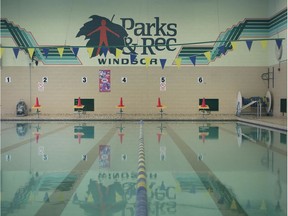 The Adie Knox Herman Recreation Complex pool is seen on Monday.