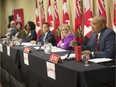 Ontario Liberal leader candidate, Michael Coteau, speaks during a leadership debate at the Hellenic Cultural Centre, Thursday, Dec. 12, 2019.