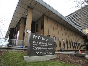 The Superior Court of Justice in Windsor is shown on Wednesday, December 4, 2019.