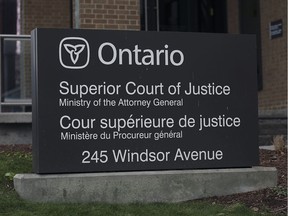 The Superior Court of Justice in Windsor, ON. is shown on Wednesday, December 4, 2019.