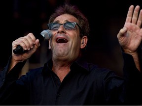 Huey Lewis of Huey Lewis The News performing at Ottawa Bluesfest. Sunday July 10,2011.