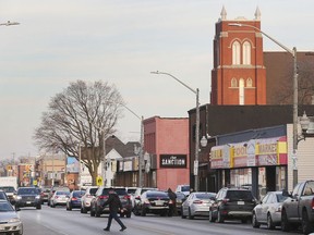 Wyandotte Street East near Louis Avenue is shown in Windsor on Monday, December 23, 2019.