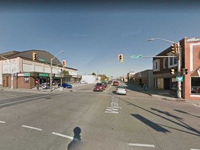 The intersection of Wyandotte Street East and McDougall Street is shown in this August 2018 Google Maps image.