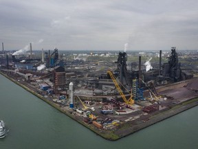 Zug Island, a heavily industrialized island at the mouth of the River Rouge on the Detroit River, is pictured, Friday, May 17, 2019.   (DAX MELMER/Windsor Star) 2019WindsorPOY