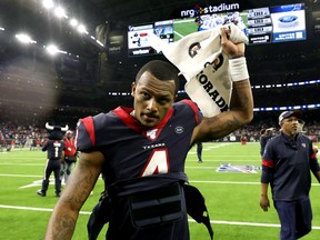 Deshaun Watson and the Houston Texans have already beaten the Chiefs in K.C. this season. (GETTY IMAGES)