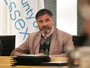 Windsor city Coun. Kieran McKenzie occupies the chair's seat during the Essex Region Conservation Authority's annual general meeting on Thursday, Jan. 23, 2020. McKenzie has been elected the board's new chair.