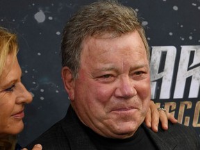 Elizabeth Shatner and William Shatner arrive for the premiere of CBS's 'Star Trek: Discovery' at The Cinerama Dome in Hollywood, California on September 19, 2017.