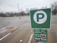 The municipal parking lot at Caron Avenue and University Avenue West, is pictured Tuesday, January 31, 2019.