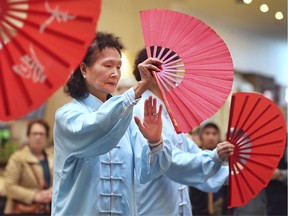 The Essex County Chinese Canadian Association held a Chinese New Year Celebration on Jan. 26, 2020, at the Devonshire Mall in Windsor, ON. Traditional dancers perform during the event.